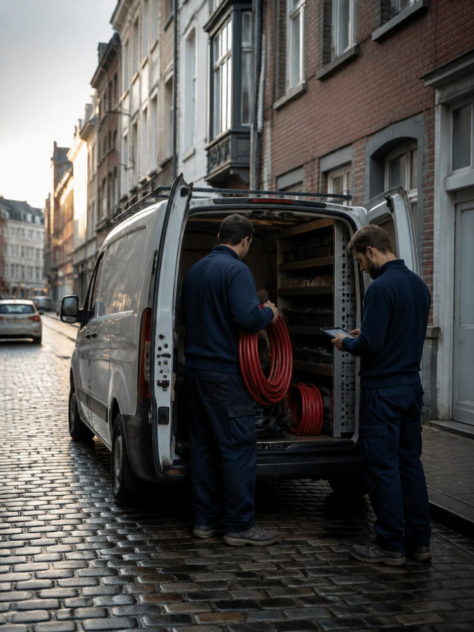 Équipe JetX et camion d'intervention
